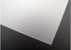 Offset Printing 50 Mpa Matt Semi Transparent White PETG Sheet Manufactures