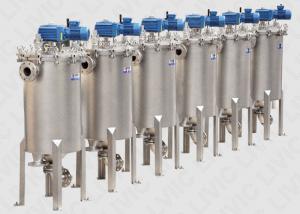  Viscous Liquids Metal Edge Filter Impurity < 1000ppm With Three Phase Gear Motor Manufactures