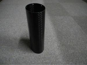 Black Oval Motorcycle Exhaust Hood Of Carbon Fiber Profiles High Temperature Resistant Manufactures
