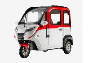  Smart 1200 W Mini Electric Car , 3 Wheels Adjustable Seat Cabin Electric Powered Cars Manufactures