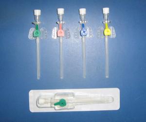  IV Needles And Catheters Intravenous Catheter With Injection Value And Wings Manufactures