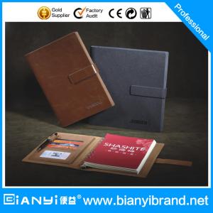  Loose leaf leather journal diary notebook/custom raw materials of notebook manufacturer Manufactures