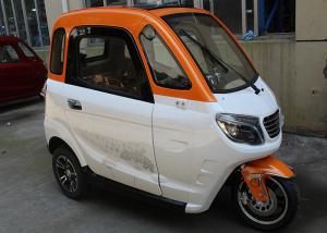  3 Seat Adult 1500W Enclosed Electric Tricycle Manufactures