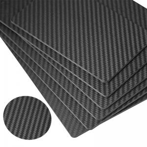  High Strength 3mm Carbon Fiber Plate Epoxy Resin Matt Finish Surface Manufactures