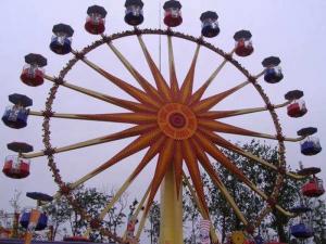  Flower Cabins Design Amusement Park Ferris Wheel Driven By Electric Control System Manufactures