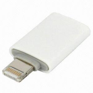  Micro USB Female to 8-pin Male Adapters for iPhone 5 with Charge and Sync Data Function Manufactures