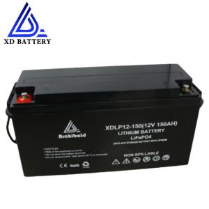  Caravans 12v 150ah Lifepo4 Battery Pack IP65 MSDS Lithium Camper Van Battery Manufactures