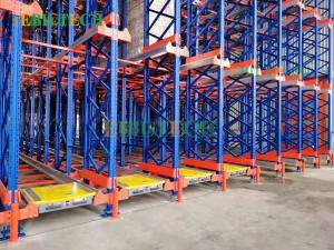 Automatic Warehouse Radio Shuttle Pallet Rack Fifo Racking System 50kg Capacity Manufactures