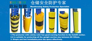  Steel Upright  Round  Warehouse Column Protectors  , Concrete Column Protectors Manufactures