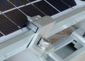  PV End Clamp Solar Roof Mount System 6063- T5 Aluminium Extruded Profiles Manufactures