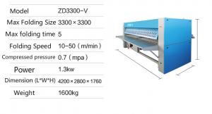  Durable Bed Sheet Folding Machine Hotel Sheet Folder With Computer Control Manufactures