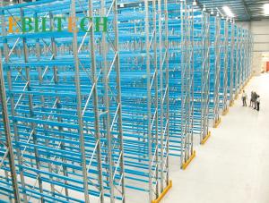  High Strength Warehouse Racking System Metal Racks Spray Painting Surface Treament Manufactures