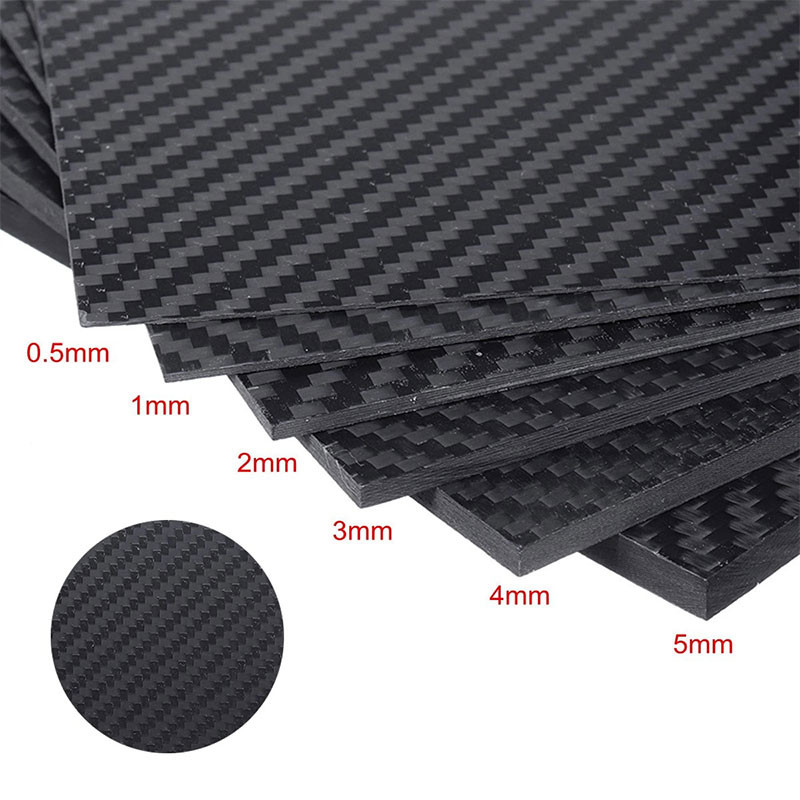 ROHS 3mm 3K Carbon Fiber Sheets Matte Finish For Tripod