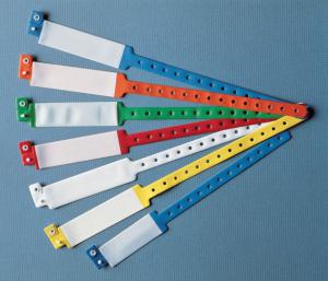  Disposable Medical Consumables Hospital Patient ID Wristbands PVC Plastic Material Manufactures