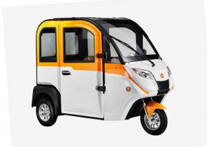  Smart Enclosed Electric Tricycle 1200 W 3 Wheels With Adjustable Seat Cabin Manufactures