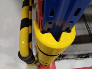  Storage Yellow Steel Column Protectors  Plastic  Fit Around The Frame Legs Manufactures
