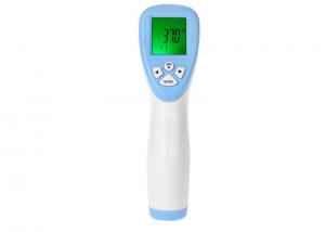  White Blue Non Contact Infrared Thermometer For Body Temperature Manufactures