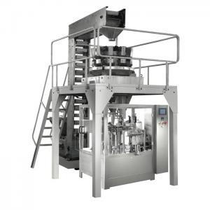  Vertical Stand Up Bag Rotary Frozen Food Packing Machine Manufactures