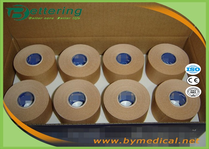 Skin Colour Athletic Sports Tape / Rigid Sports Strapping Tape With Strong Adhesive