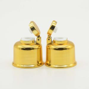  24/410 28/410 Bell Shape UV Gold Caps And Lids For Shampoo Bottles Manufactures