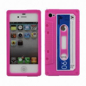  Classic Cassette Tape Silicone Case for iPhone 4 and 4S Manufactures