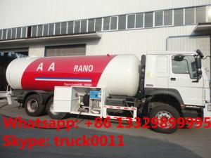  HOWO 6*4 10ton lpg gas dispenser vehicle for sale, SINO TRUK HOWO brand lpg gas filling truck for gas cylinders for sale Manufactures