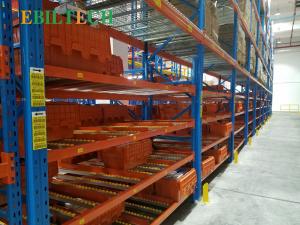  Steel Heavy Duty Gravity Rolling Carton Rack   Warehouse Industrial Corrosion Protection Manufactures