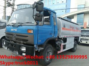  Factory customized dongfeng 4*2 RHD 10,000L gasoline tank delivery truck for sale,cheapest dongfeng 10m3 fuel tank truck Manufactures