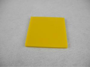  Heat resistance 180 ℃ Nylon Parts , Nylon sheet / Plate bar insulation Yellow Manufactures