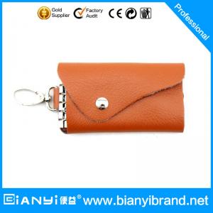  Leather custom keychain key bag for lady Manufactures