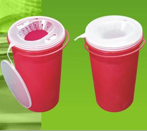  Red Disposable Sharp Containers For Needles Puncture And Impact Resistant Manufactures