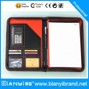  Black and red color drawing portfolio with writing pad Manufactures