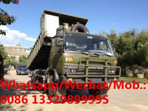  customized dongfeng 6*6 6 wheels drive Cross-field dump truck for sale, good price off road dump tipper vehicle for sale Manufactures