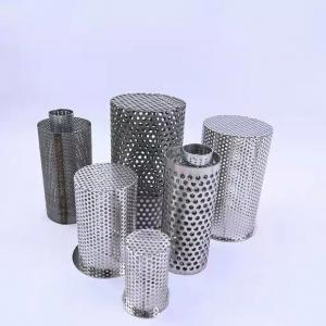  304 Stainless Steel Filter Cartridge High Efficiency Round Hole Deep Processing Manufactures