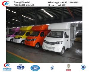  hot sale China brand 1.5ton mobile food truck, factory sale mobile snack vehicle,best price mini food van truck Manufactures