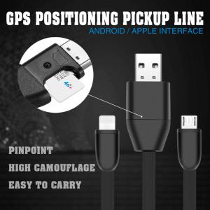  New 3-In-1 USB Data Cable Android/iPhone+Hidden Spy GSM Remote Audio Listening Bug+GPS Tracking Position GSM Locator Manufactures