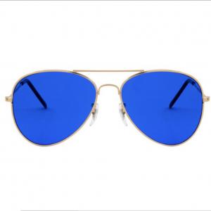  Metal Frame Blue Light Therapy Glasses See Color Feel Good Manufactures