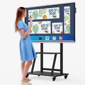  Ultra HD 4k Interactive Smart Boards 60hz Anti Glare Glass Material Manufactures