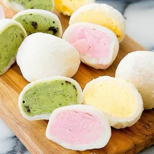  P180 Automatic Double Mochi Ice Cream Filling Machine Aligning Encrusting Manufactures
