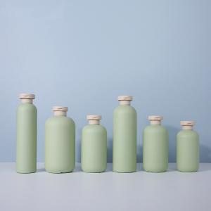  500ml Flip Top Hand Sanitizer Dispenser Bottle Refill HDPE Matte Green Empty Manufactures