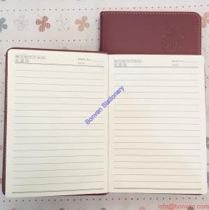  A5 Custom Hardcover Embossed PU Leather Notebook with Lined Paper,pu notebook Manufactures
