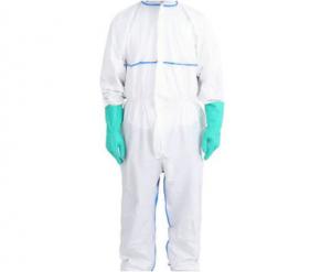  Full Body Disposable Coveralls PP PE Nonwoven Disposable Chemical Suit Manufactures