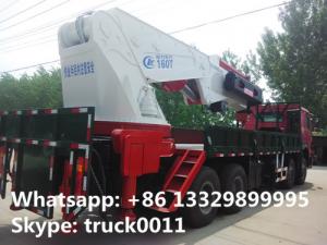  high quality hot sale 8*4 SINOTRUK HOWO 80ton heavy duty truck with crane, best price SINO TRUK HOWO truck mounted crane Manufactures