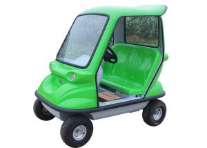  350 W DC Motor Electric Sightseeing Car With Double Seats Green Lead Acid Traction Battery Manufactures