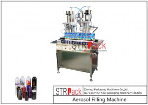 20 - 450ml Semi Automatic Gas Aerosol Filling Machine For Spray Paint Manual Cans Manufactures