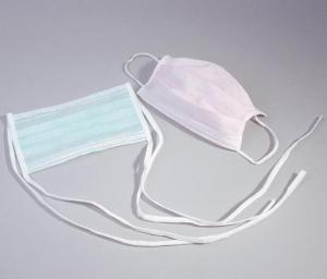  Disposable Non Woven Face Mask With Tie , 3 Ply Surgical Face Mask Manufactures