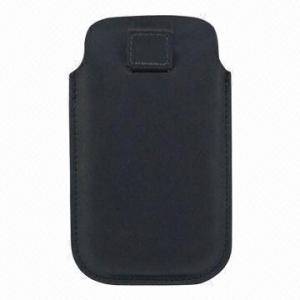  Genuine Leather Case/Pocket Pouch/Sleeve Bag with Pull Tab, Suitable for iPhone 5 Manufactures