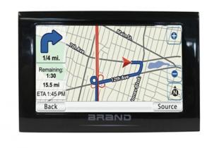  4.3 inch Handheld GPS Navigator System V4310 HD Touchscreen With Bluetooth Manufactures
