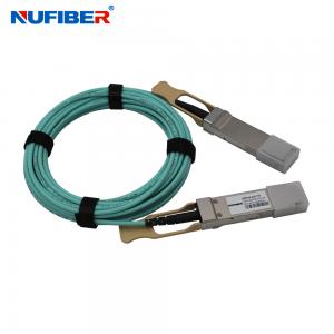  OM3 100G Active Optical Cables QSFP28 To QSFP28 Cable Length Customized Manufactures