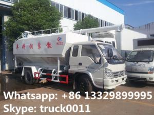  smallest forland LHD 8cbm fish feed delivery trucks for sale, best price forland poultry animal feed delivery truck Manufactures